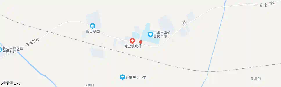 金华蒋堂_公交站地图_金华公交_妙搜公交查询2025