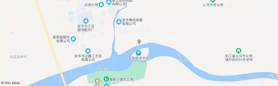 金华低田_公交站地图_金华公交_妙搜公交查询2025