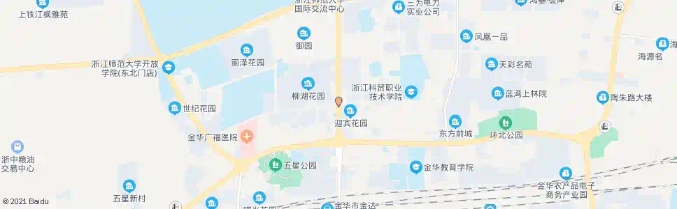 金华柳湖花园东_公交站地图_金华公交_妙搜公交查询2025
