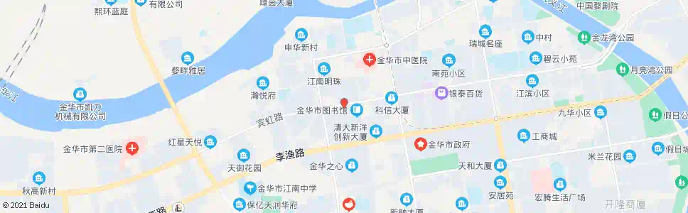 金华三溪堂国药馆_公交站地图_金华公交_妙搜公交查询2025