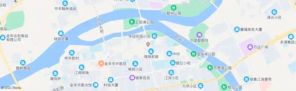 金华八一南街双溪西路_公交站地图_金华公交_妙搜公交查询2025