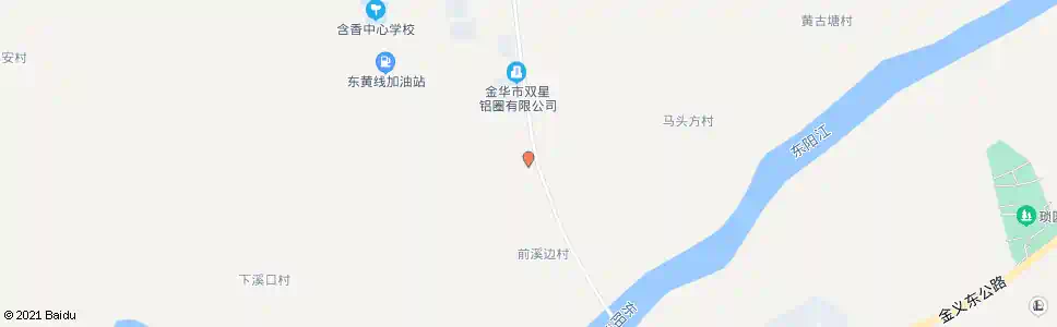 金华前溪边_公交站地图_金华公交_妙搜公交查询2025