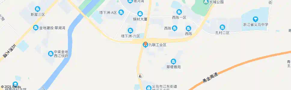 金华口九联工业区_公交站地图_金华公交_妙搜公交查询2025
