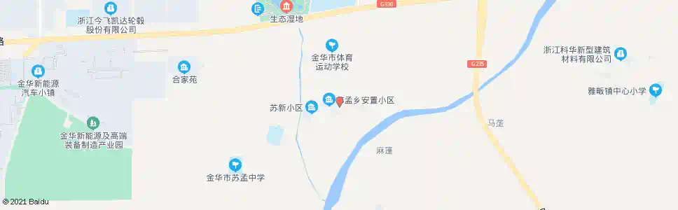 金华苏孟_公交站地图_金华公交_妙搜公交查询2025