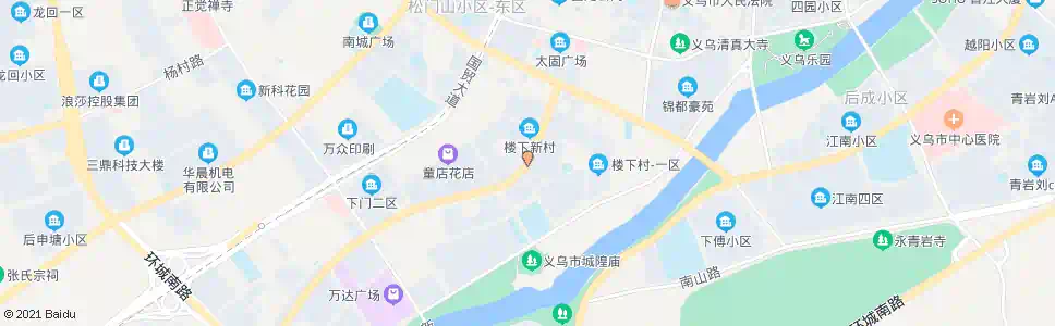金华楼下村_公交站地图_金华公交_妙搜公交查询2025