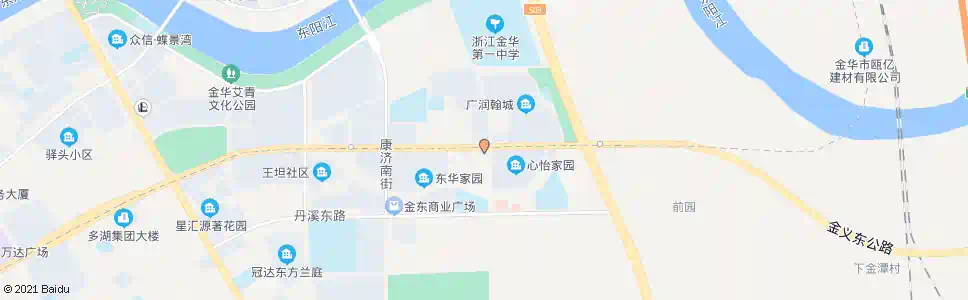 金华下渎口菜场_公交站地图_金华公交_妙搜公交查询2025