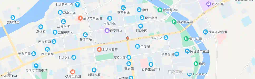 金华八一南街李渔路口_公交站地图_金华公交_妙搜公交查询2025