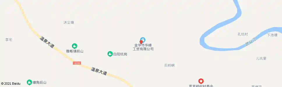 金华华峰工贸_公交站地图_金华公交_妙搜公交查询2025