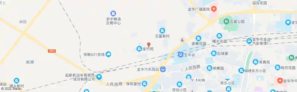 金华金竹路口_公交站地图_金华公交_妙搜公交查询2025