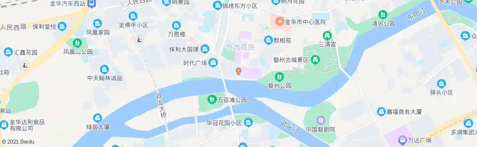 金华小公园_公交站地图_金华公交_妙搜公交查询2025