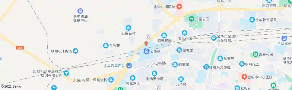 金华金华站北广场_公交站地图_金华公交_妙搜公交查询2025