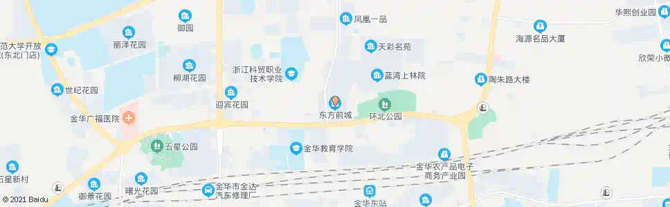 金华东方前城_公交站地图_金华公交_妙搜公交查询2025