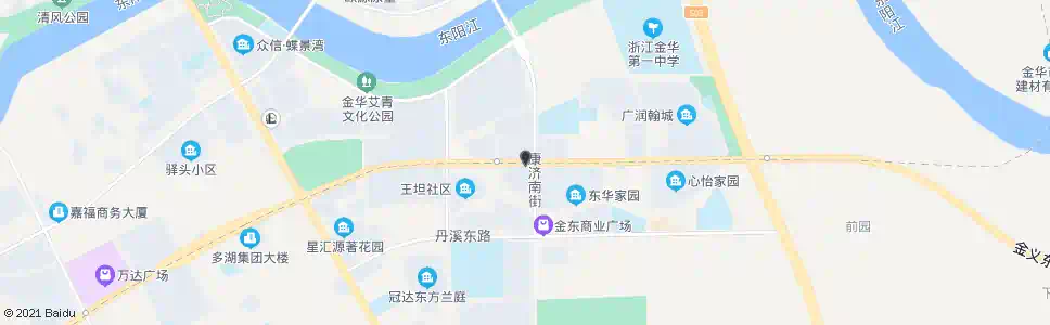 金华金东区检察院(市档案馆)_公交站地图_金华公交_妙搜公交查询2025