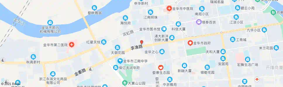 金华茶花庭院_公交站地图_金华公交_妙搜公交查询2025