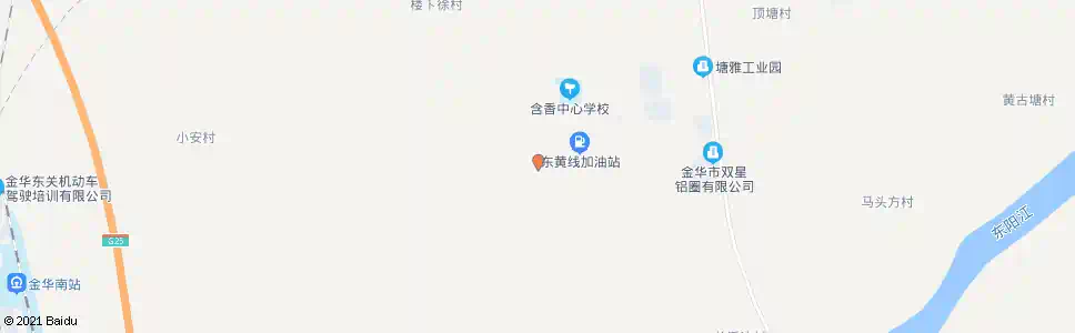 金华含香_公交站地图_金华公交_妙搜公交查询2025