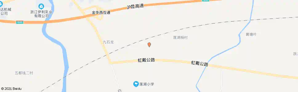 金华莲湖严村(临)_公交站地图_金华公交_妙搜公交查询2025