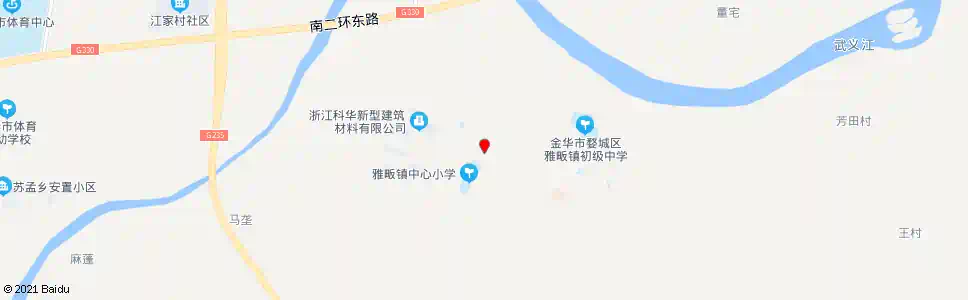 金华雅畈小学_公交站地图_金华公交_妙搜公交查询2025