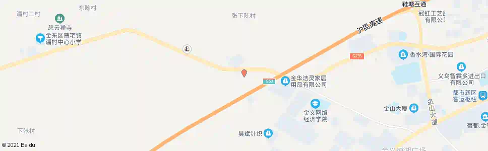 金华张家路口_公交站地图_金华公交_妙搜公交查询2025