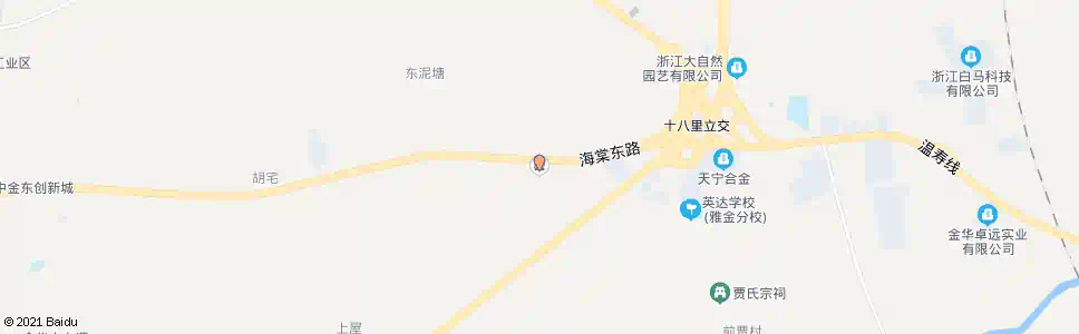 金华江东加油站(临)_公交站地图_金华公交_妙搜公交查询2025