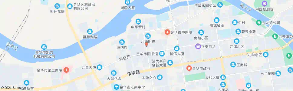 金华江南消防大队_公交站地图_金华公交_妙搜公交查询2025