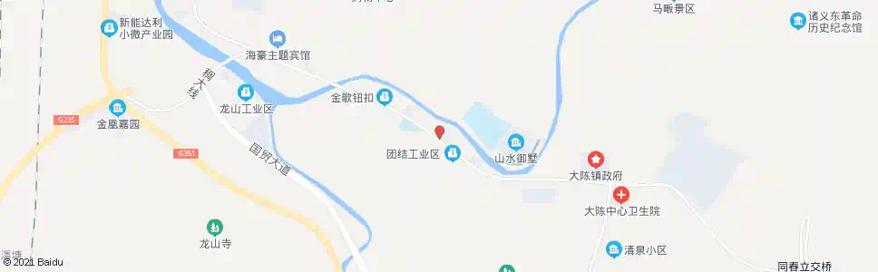 金华大陈加油站_公交站地图_金华公交_妙搜公交查询2025