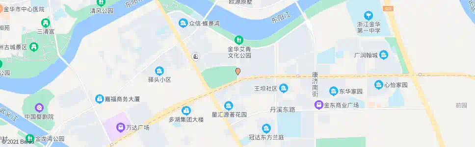 金华施光南广场东_公交站地图_金华公交_妙搜公交查询2025