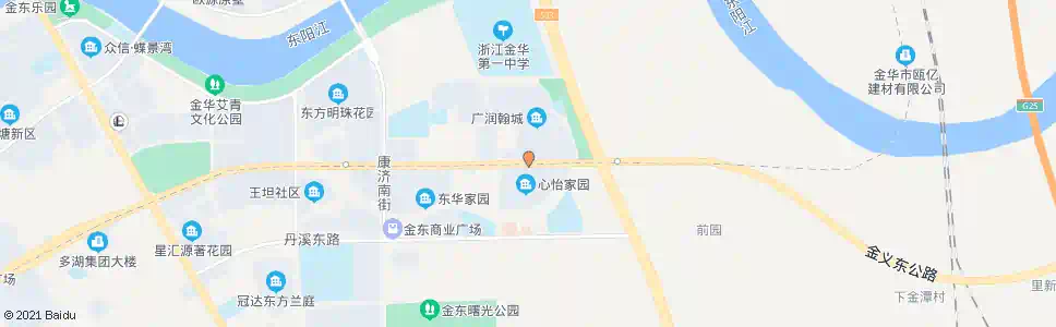 金华李渔东路博士街口_公交站地图_金华公交_妙搜公交查询2025