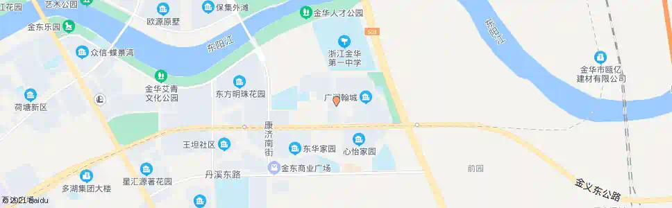 金华市交警二大队_公交站地图_金华公交_妙搜公交查询2025