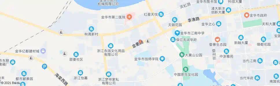 金华金华康恩贝_公交站地图_金华公交_妙搜公交查询2025