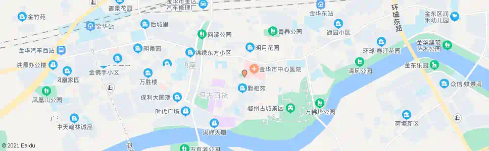 金华明月街天长巷口_公交站地图_金华公交_妙搜公交查询2025