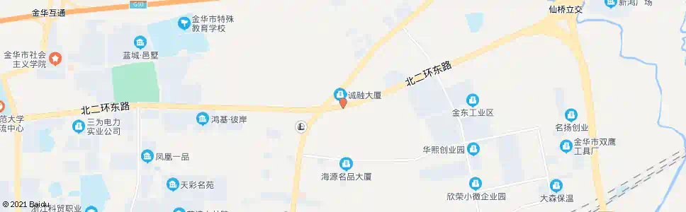 金华二环线路口_公交站地图_金华公交_妙搜公交查询2025