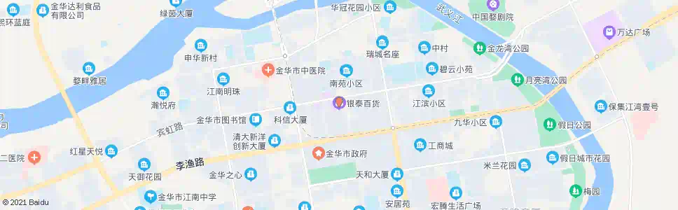 金华福泰隆广场_公交站地图_金华公交_妙搜公交查询2025