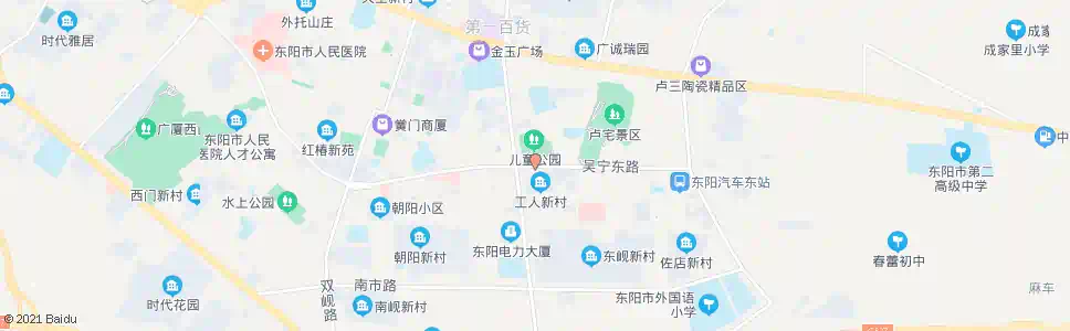 金华儿童公园_公交站地图_金华公交_妙搜公交查询2025
