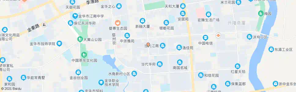金华招商银行金华分行(王村)_公交站地图_金华公交_妙搜公交查询2025