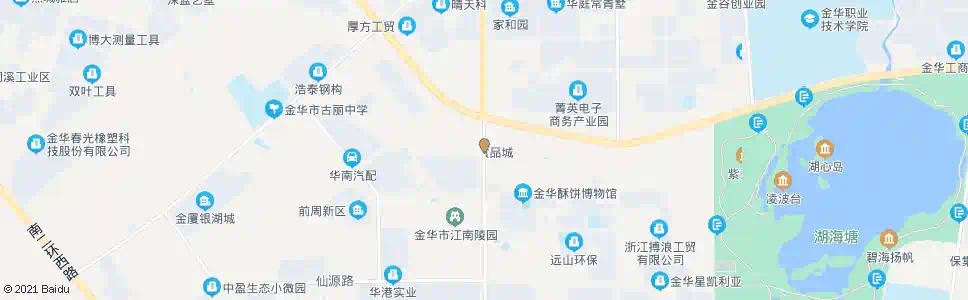 金华金字冷冻食品城_公交站地图_金华公交_妙搜公交查询2025