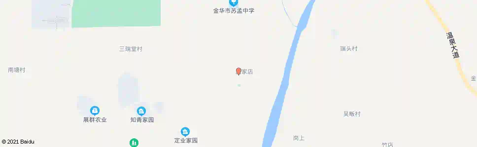 金华孟家店_公交站地图_金华公交_妙搜公交查询2025