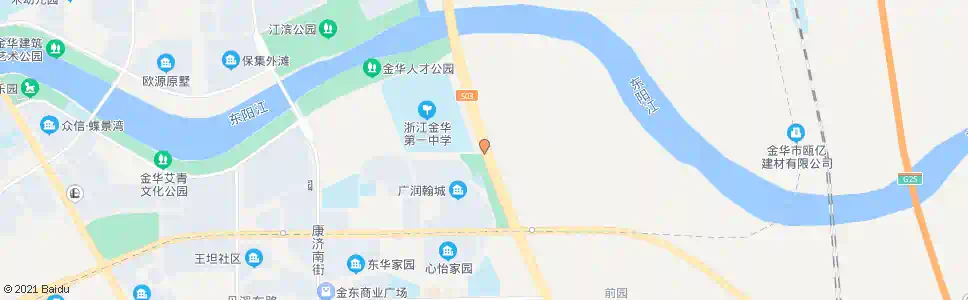 金华二环东路光南路口_公交站地图_金华公交_妙搜公交查询2025