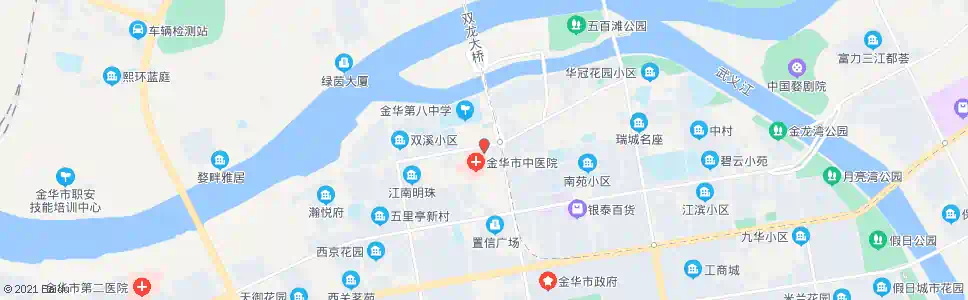 金华中医针推中心(三叉口)_公交站地图_金华公交_妙搜公交查询2025