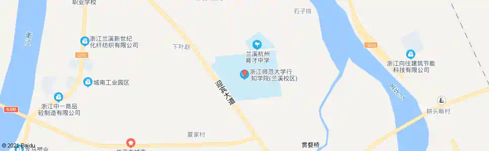 金华行知学院_公交站地图_金华公交_妙搜公交查询2025