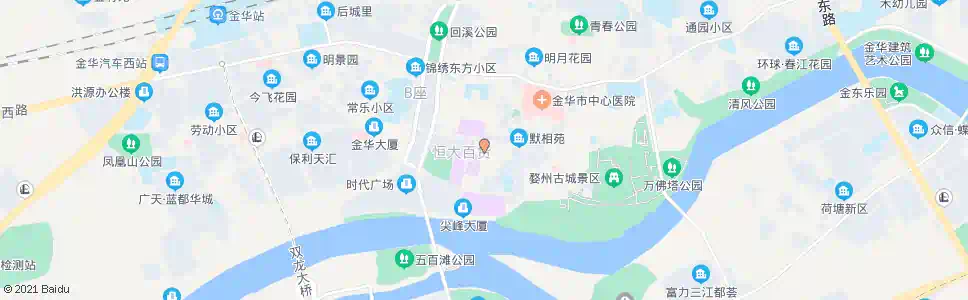 金华宾虹广场_公交站地图_金华公交_妙搜公交查询2025
