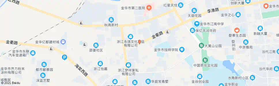 金华金衢路秋涛街口_公交站地图_金华公交_妙搜公交查询2025