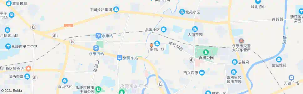 金华三马路口_公交站地图_金华公交_妙搜公交查询2025