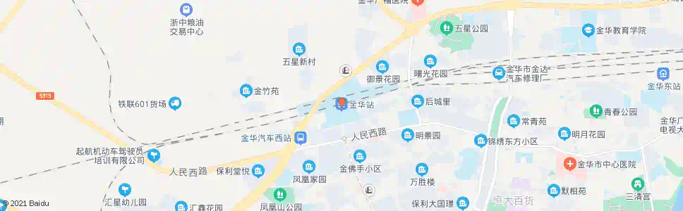 金华宾王站_公交站地图_金华公交_妙搜公交查询2025