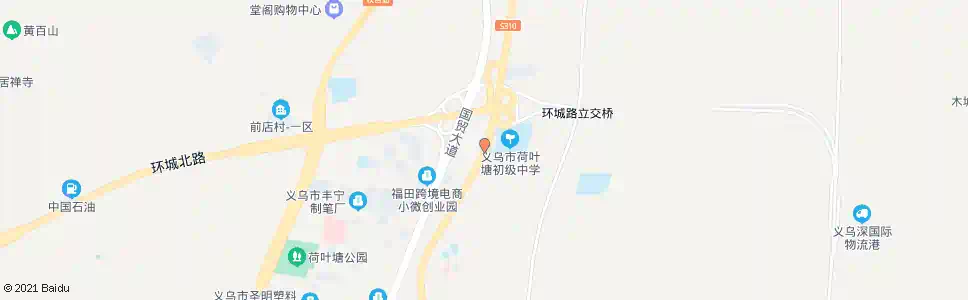 金华荷叶塘中学_公交站地图_金华公交_妙搜公交查询2025