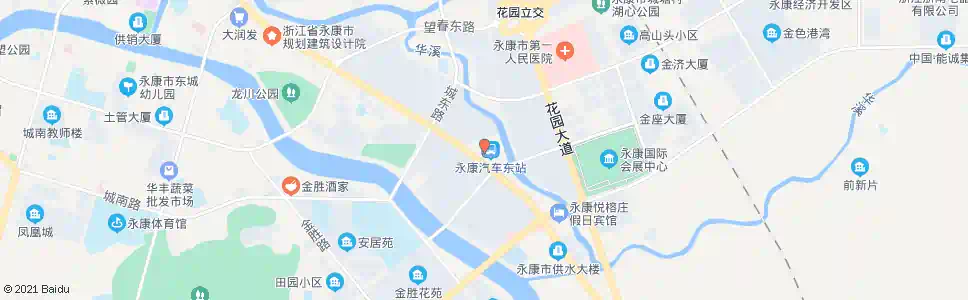 金华青春路东_公交站地图_金华公交_妙搜公交查询2025