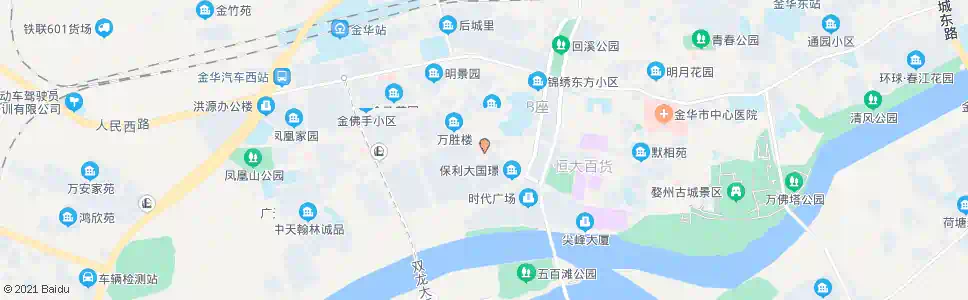 金华第五医院_公交站地图_金华公交_妙搜公交查询2025