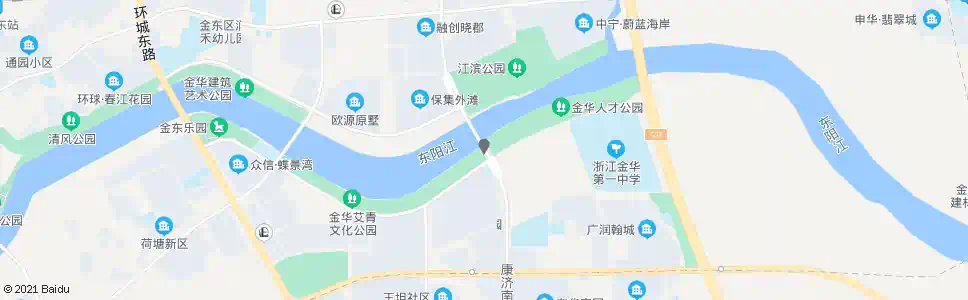 金华康济桥南(东方明珠东)_公交站地图_金华公交_妙搜公交查询2025