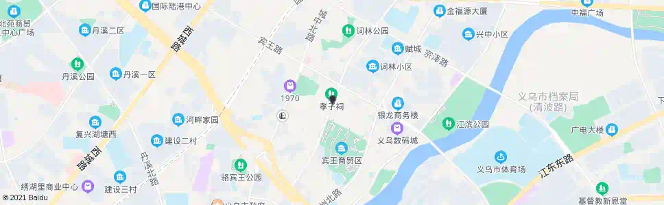 金华孝子祠_公交站地图_金华公交_妙搜公交查询2025