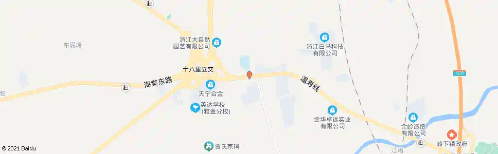 金华江东路口_公交站地图_金华公交_妙搜公交查询2025