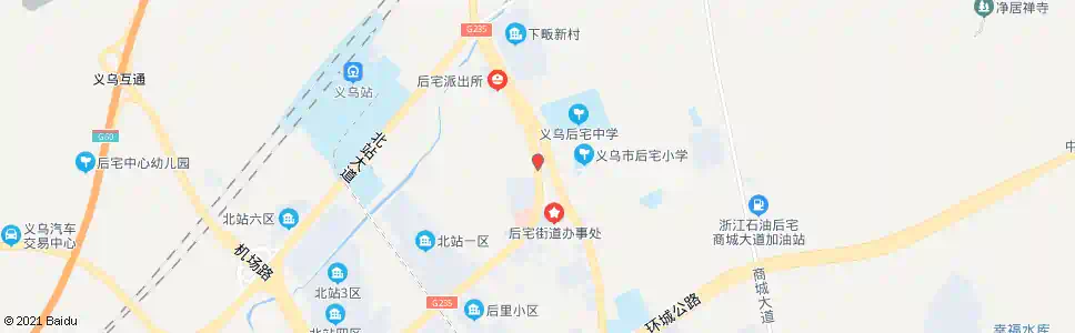 金华后宅老市场_公交站地图_金华公交_妙搜公交查询2025